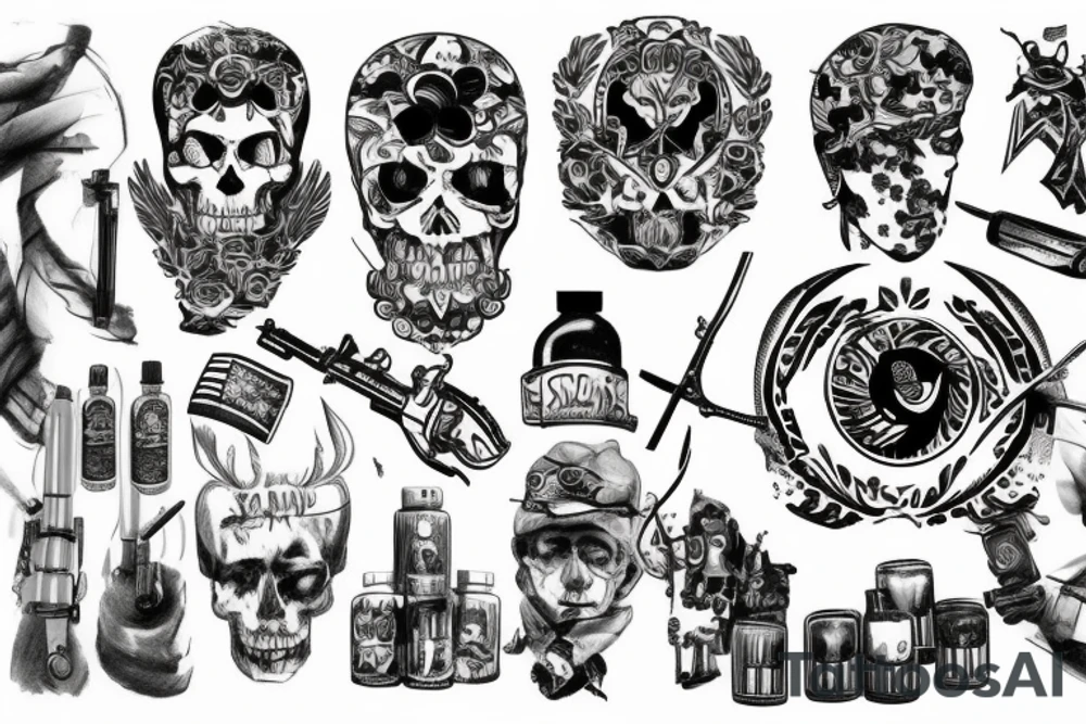 War in Ukraine tattoo idea