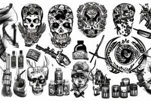 War in Ukraine tattoo idea