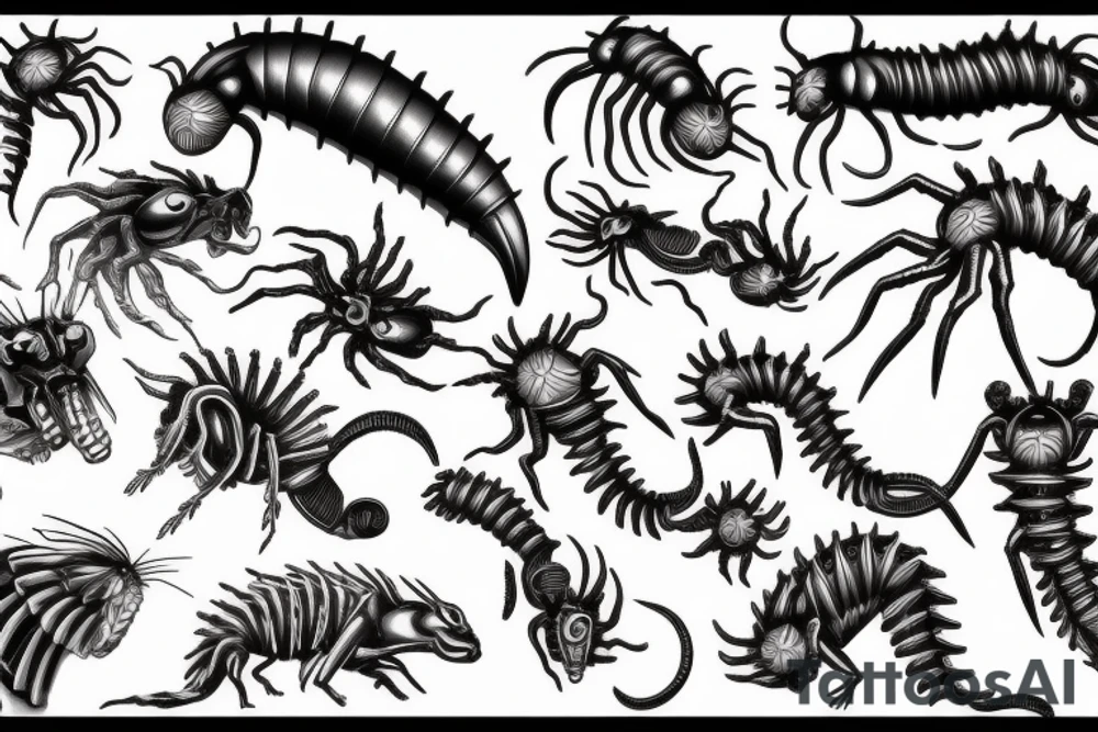 centipede tattoo idea