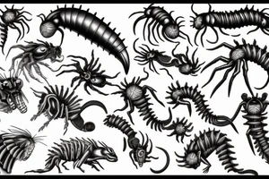 centipede tattoo idea