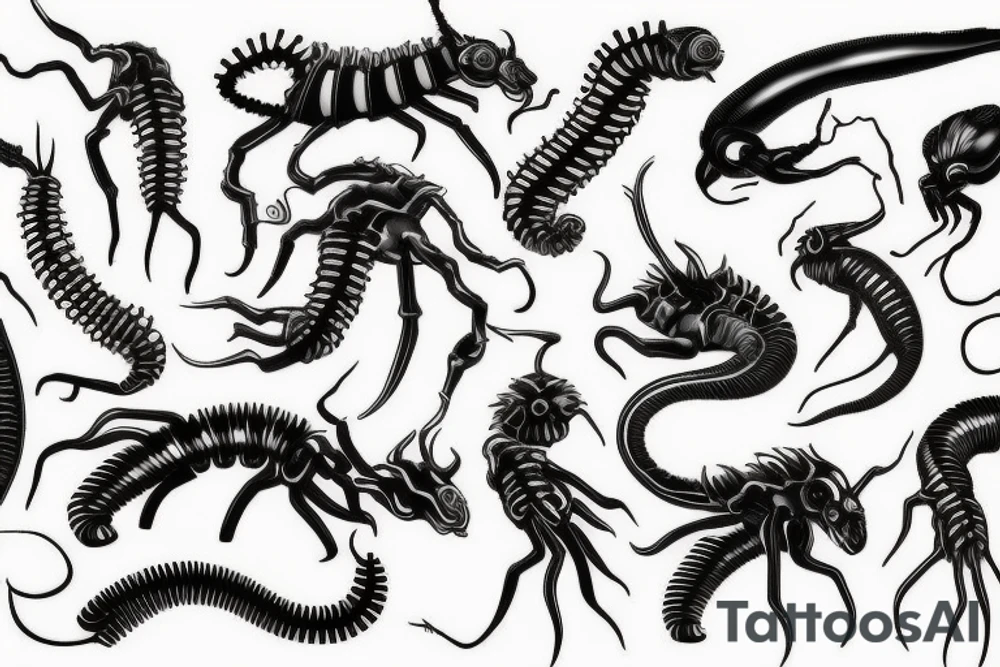 centipede tattoo idea