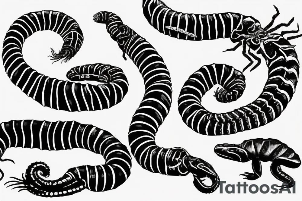 centipede tattoo idea