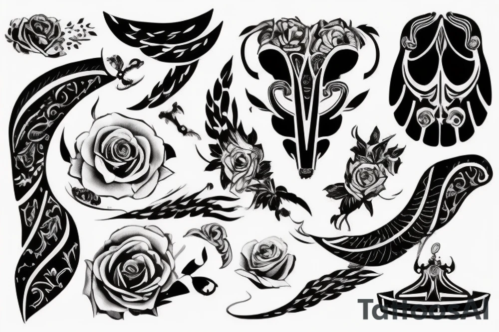 Связь между умершей мамой и дочерью tattoo idea