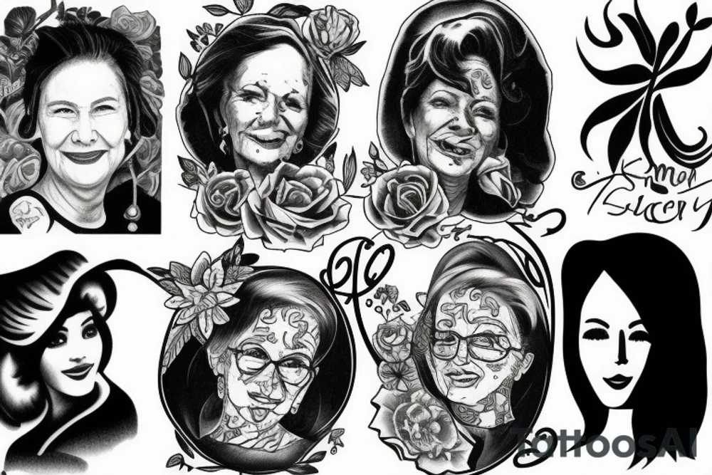 Mom passed away. I miss tattoo idea