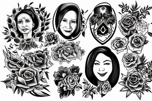 Mom passed away. I miss tattoo idea