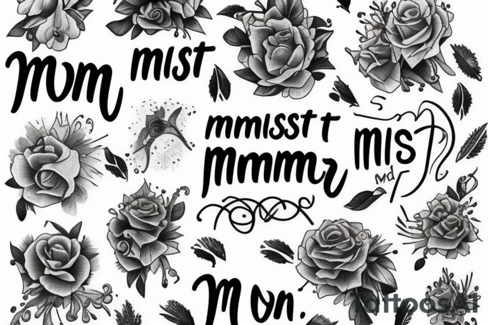 I miss my mom tattoo idea