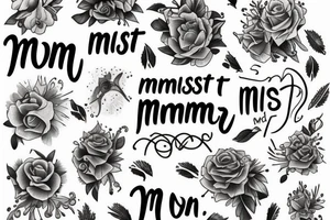 I miss my mom tattoo idea