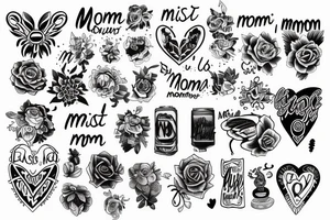 I miss my mom tattoo idea