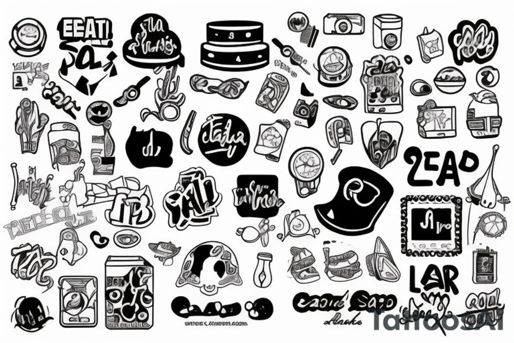 Code, Eat, Sleep, Repeat tattoo idea