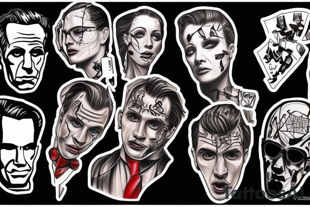 Based American Psycho tattoo idea