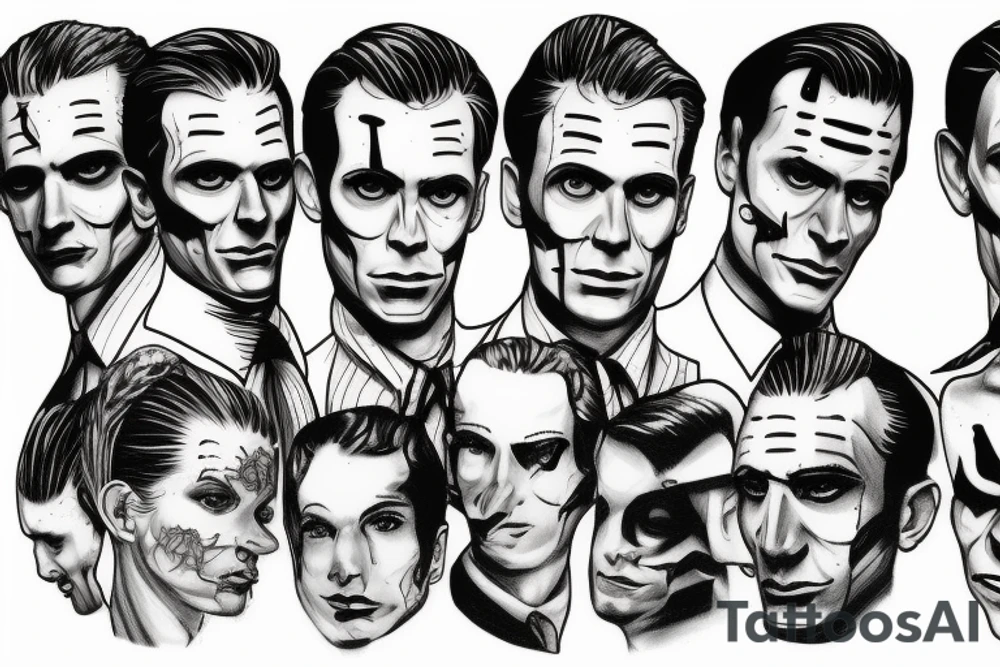 Based American Psycho tattoo idea