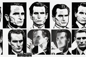 Based American Psycho Patrick Bateman tattoo idea