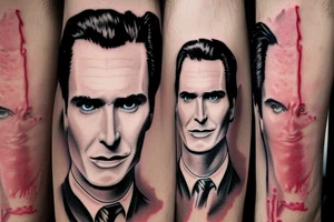American Psycho Patrick Bateman tattoo idea