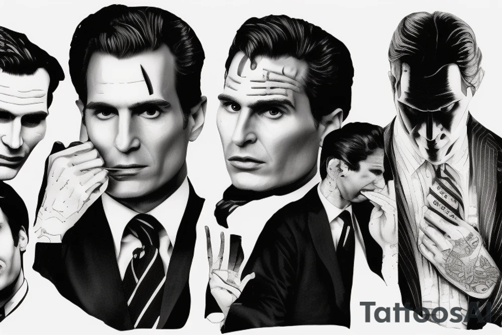 American Psycho Patrick Bateman tattoo idea