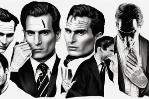 American Psycho Patrick Bateman tattoo idea
