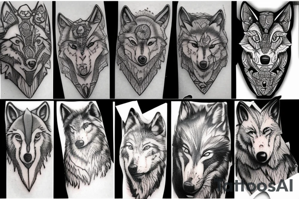 it wolf tattoo idea