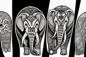 Elephant tattoo idea