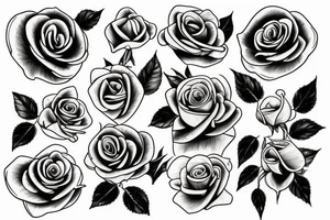 yellow rose tattoo idea