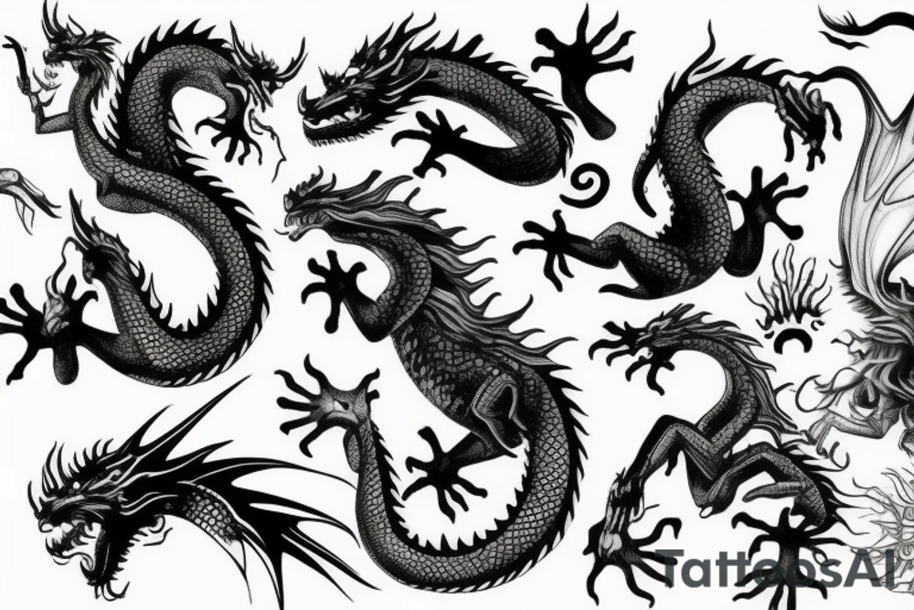 dragon tattoo idea