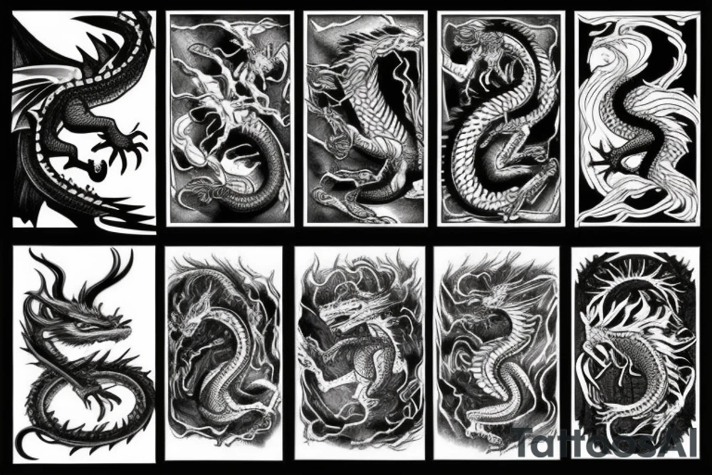 dragon tattoo idea