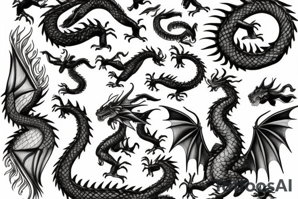 dragon tattoo idea