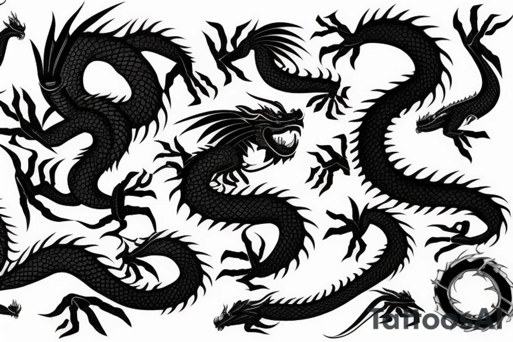 dragon tattoo idea