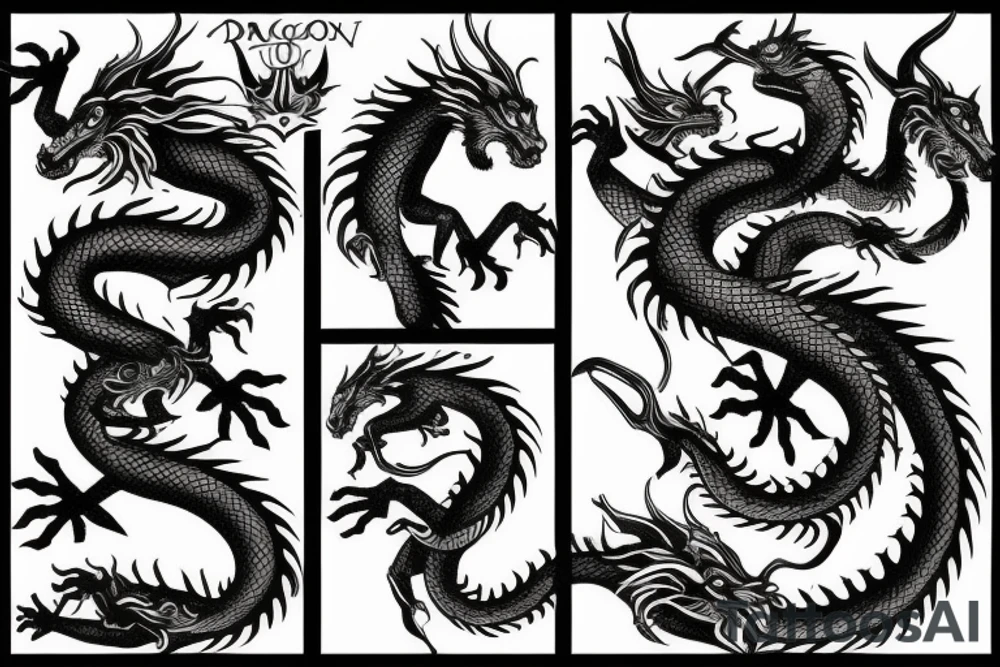 dragon tattoo idea