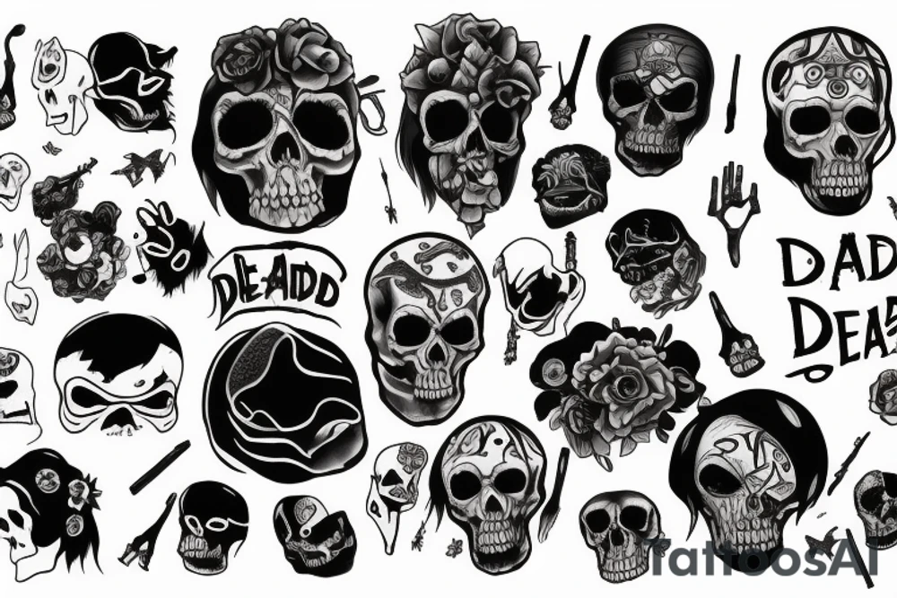 Dead inside tattoo idea