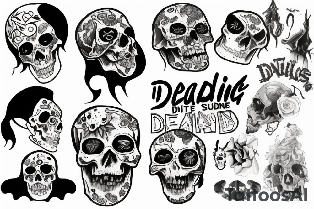 Dead inside tattoo idea