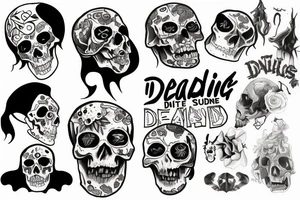 Dead inside tattoo idea