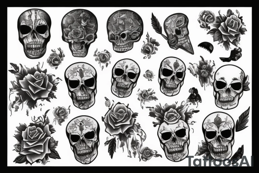 Dead inside tattoo idea