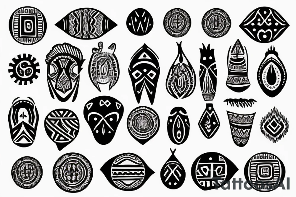 scandinavian ornaments for arm tattoo idea