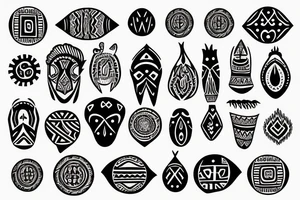 scandinavian ornaments for arm tattoo idea