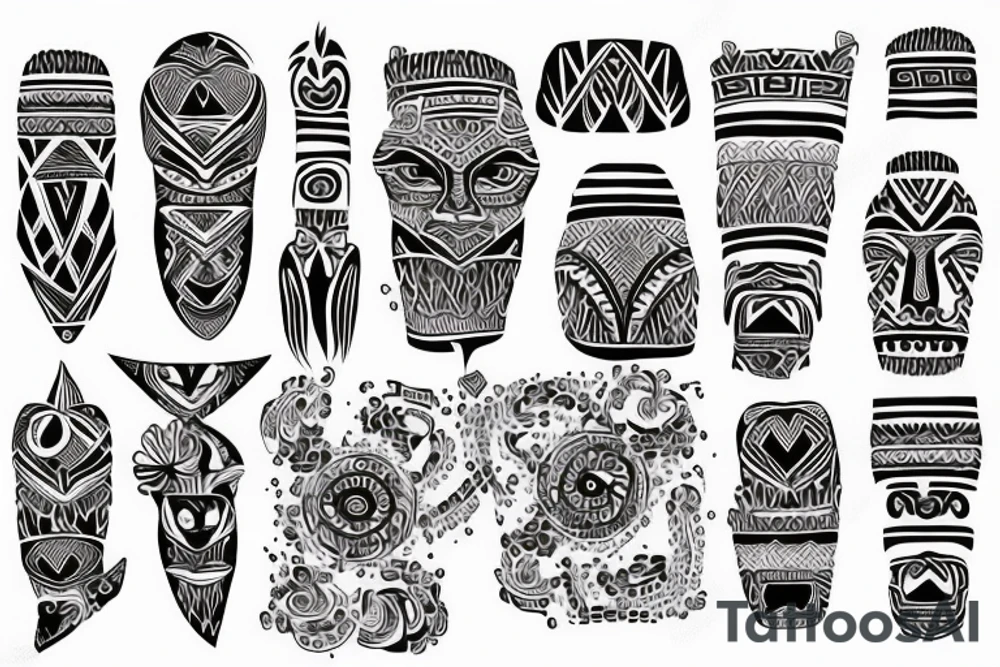 scandinavian ornaments for arm tattoo idea