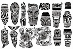 scandinavian ornaments for arm tattoo idea