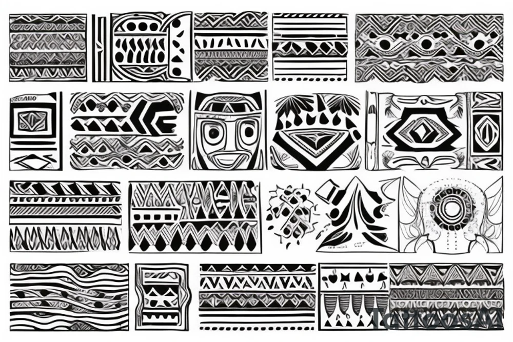 scandinavian ornaments for arm tattoo idea