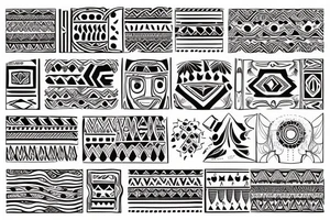 scandinavian ornaments for arm tattoo idea