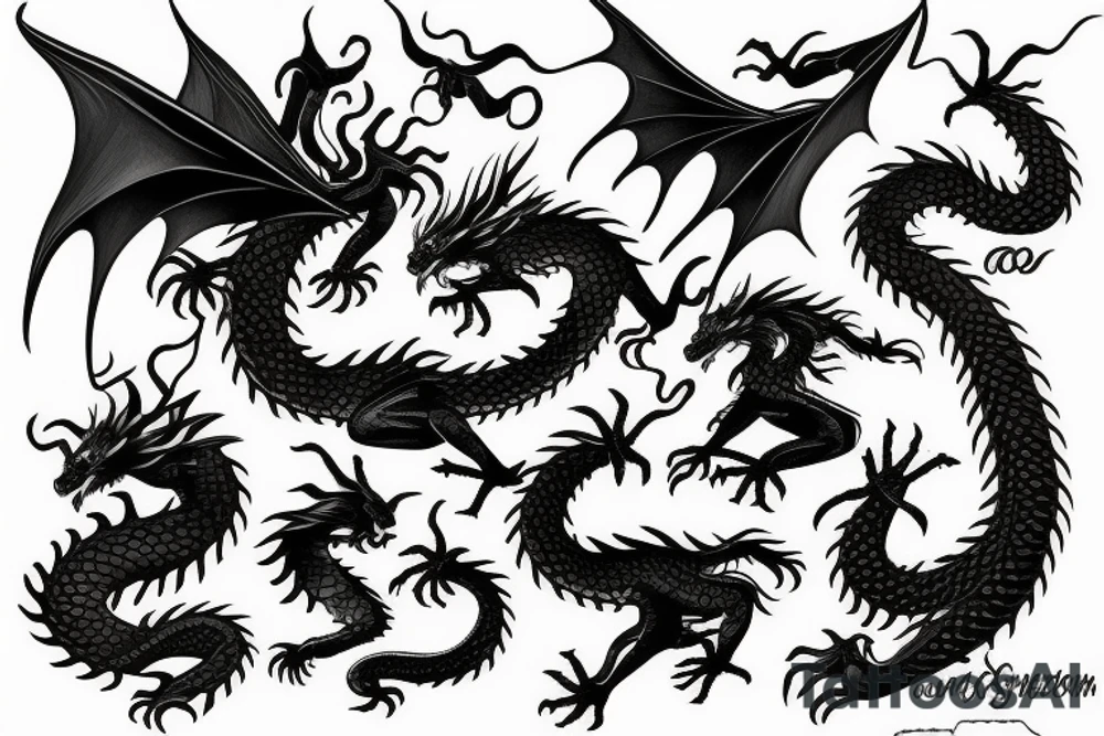 Dragon tattoo idea