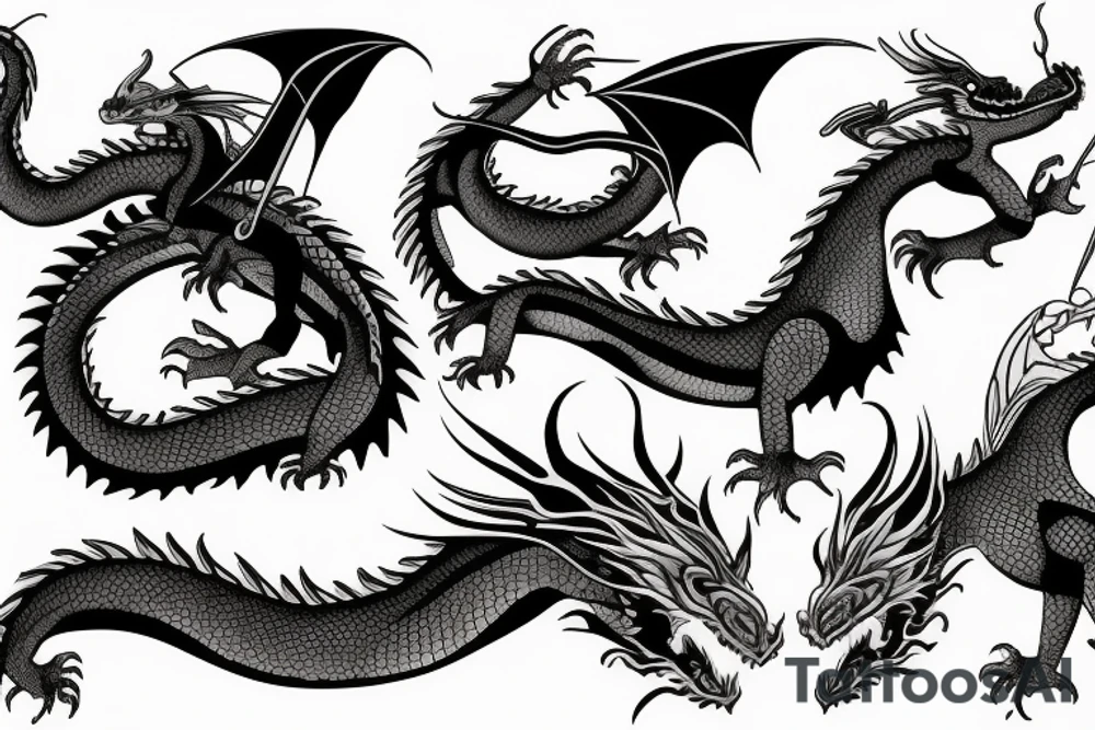 Dragon tattoo idea