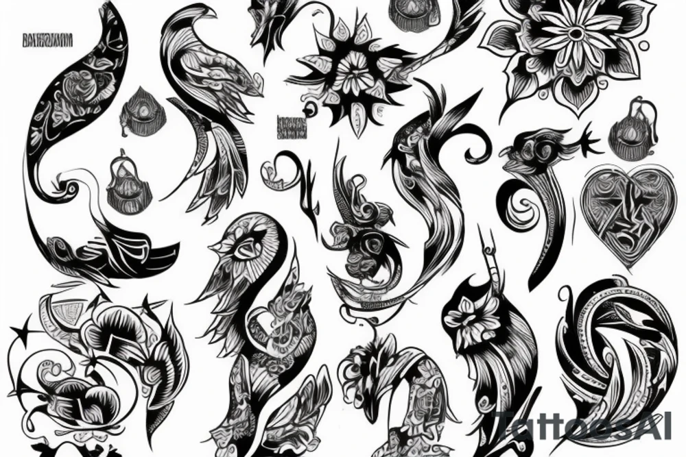 Злой Дональд Дак tattoo idea