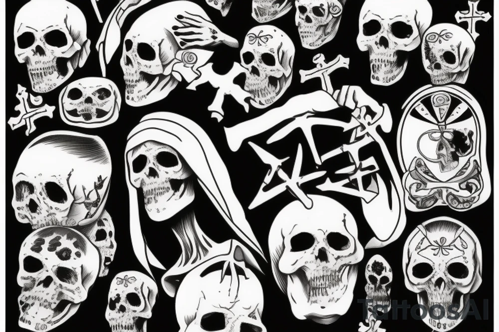 Dead priest tattoo idea