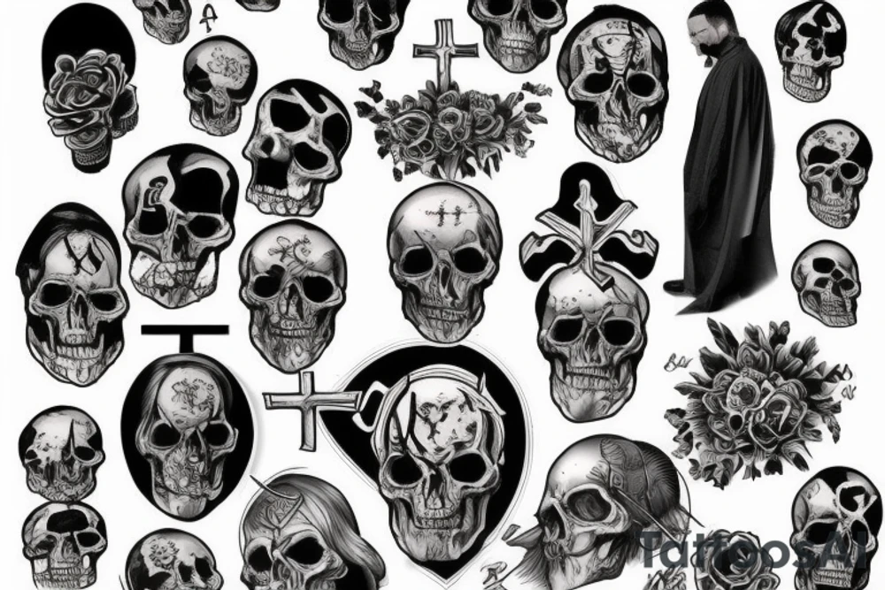 Dead priest tattoo idea