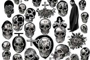 Dead priest tattoo idea