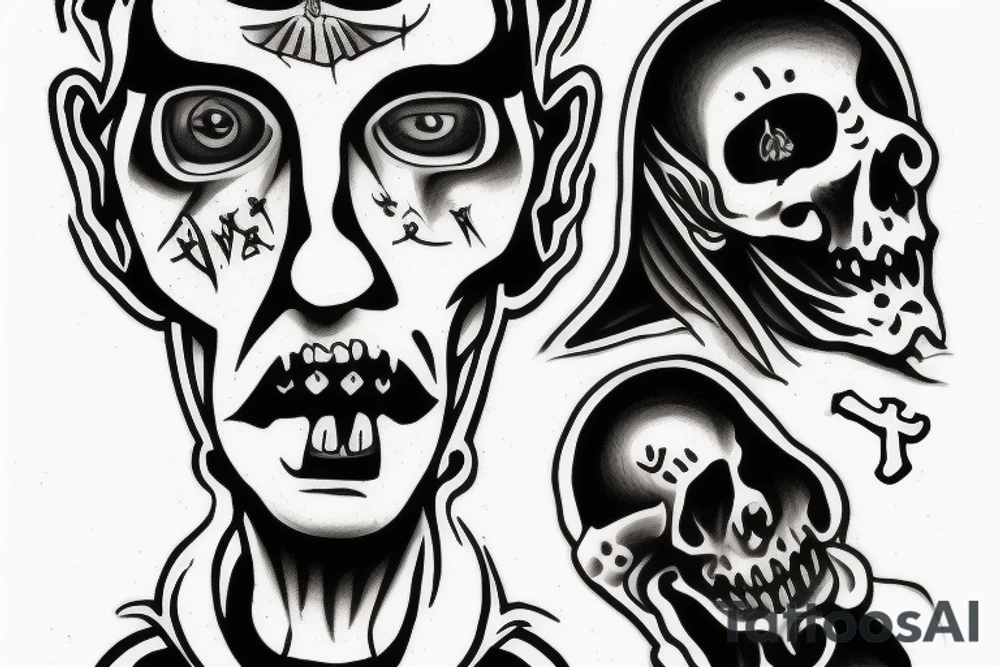 Dead priest tattoo idea