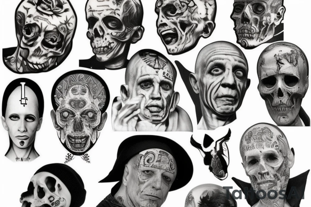 Dead priest tattoo idea