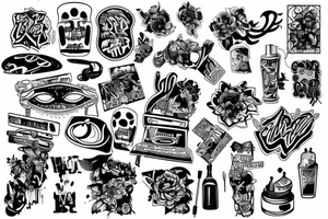 Graffiti tattoo idea