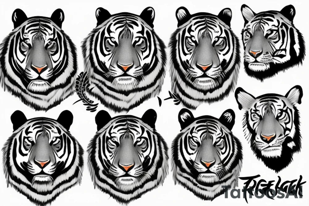 tiger tattoo idea