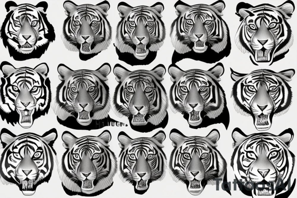 tiger tattoo idea