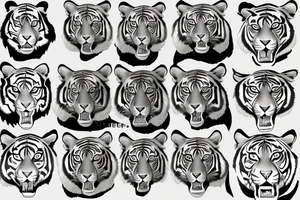 tiger tattoo idea
