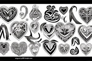 moa and paa come of heart tattoo idea